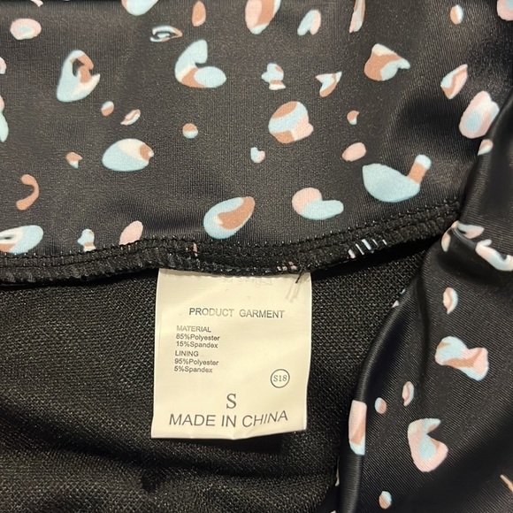 NWOT small Women's Bandeau High Waisted Bikini 2 Piece Swimsuit Removable Straps - Picture 3 of 3